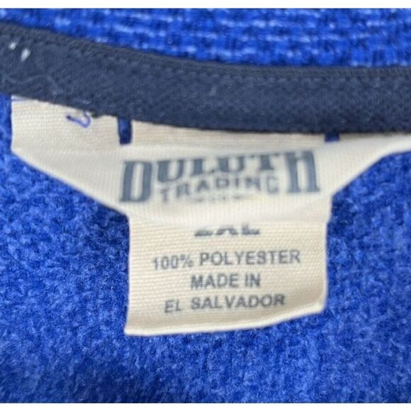 Duluth Trading Jacket Size 2XL Mens Blue Full Zip Outdoor Fleece Coat - Picture 3 of 9